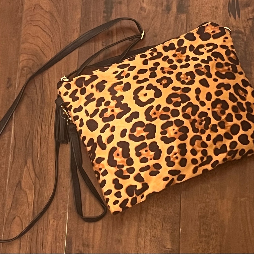 Leopard Print Crossbody Bag